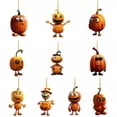 thumbnail image 3 of Qarigey Decoraciones navideñas de calabaza impermeables y resistentes a la decoloración decoración de Halloween fiesta de México al aire Disfraces de disfraces diez, 3 of 6