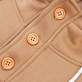 thumbnail image 7 of VNKIDY Men's Hoodies Fall Solid Color Hooded Henley Shirt Long Sleeve Slim Fit Hooded Pullover With Button Placket For Casual Daily Wear Soft Tops, 7 of 7