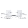 thumbnail image 1 of Delaman Storage Shelf Bathroom,Punch Free Stainless Steel Triangular Shelf Corner Shelf Bathroom, 1 of 8