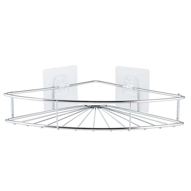 Delaman Storage Shelf Bathroom,Punch Free Stainless Steel Triangular Shelf Corner Shelf Bathroom