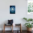 thumbnail image 3 of MLB Seattle Mariners - Logo 16 Canvas Wall Poster, 14.725" x 22.375", 3 of 4