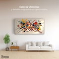 thumbnail image 3 of Cuadro Decorativo Canvas Abstracción Moderna 140x70 Canvas Revolution, 3 of 4