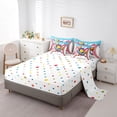 thumbnail image 5 of Erosebridal Kids Baseball Sport Twin Bedding Sets, Colorful Ice Cream Drip Bedding Comforter Set, Colorful Polka Dots Reversible, 7-Piece, 5 of 6