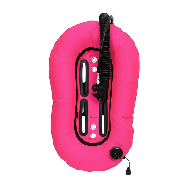 Buceo Snorkel Donut Wing Equipo de buceo de un solo tanque Buen control de flotabilidad Conjunto de chaleco de buceo para hombres y mujeres bajo el Rosa