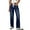 Bluing, variant on Women's Wide Leg Jeans High Waisted Stretchy Straight Leg Baggy DrawstringDenim Pants