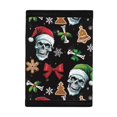 thumbnail image 3 of FUIALDOLG Polyester Children's Wallet with Slim Large Capacity Boys Trifold Wallet for Travel, Christmas Skull Art Trifold Coin Wallet, 3 of 6