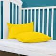 thumbnail image 5 of Flxxie 2 Pack Brushed Microfiber Toddler Pillowcases with Envelope Closure, Super Soft and Cozy Travel Pillow Covers, 14" x 20", Fits Pillows Sized 12"x16" 13"x18" 14"x19", Yellow, 5 of 5