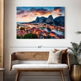 thumbnail image 3 of Elephant Stock Croatian Paradise Sunset Wall Art - Horizontal Canvas Wall Art - Living Room Wall Decor - City Canvas - Gray And Orange Decor - 48" x 32", 3 of 8