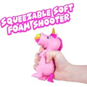 Hog Wild - Popper Pop Up to 20 Ft with Colorful 6 Foam Balls Play Age 4+ Indoor Toys - Unicorn Pink