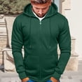 thumbnail image 2 of Men’s Jacquard Plaid Hoodie Long Sleeve Drawstring Casual Hooded Sweatshirts Jackets with Pockets Yellow Hoodie with Design Men Jacket with Hoodie And Zipper, 2 of 4