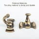 thumbnail image 5 of Fiudx Ofertas del día Alzapaños para cortinas, 2 piezas de alzapaños de aleación para cortinas, ganchos traseros, juego de perchas para montar en la pared, 5 of 7