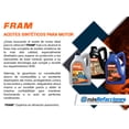 thumbnail image 4 of Paquete de 4 garrafas de Aceite Para motor Sintético FRAM Dexos 5W30 5 litros Cada una, 4 of 5