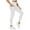 09# White, variant on Women's High Waisted Tummy Control Workout Leggings 7/8 Length Ultra Soft Yoga Pants Navy XXL
