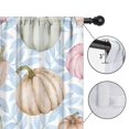 thumbnail image 4 of Thanksgiving Celebration Autumn Aesthetic Tier Curtains 2 Pieces Semi-Sheer Fabric,42x54in Kitchen Curtains Fall Holiday Long Curtain, 4 of 5