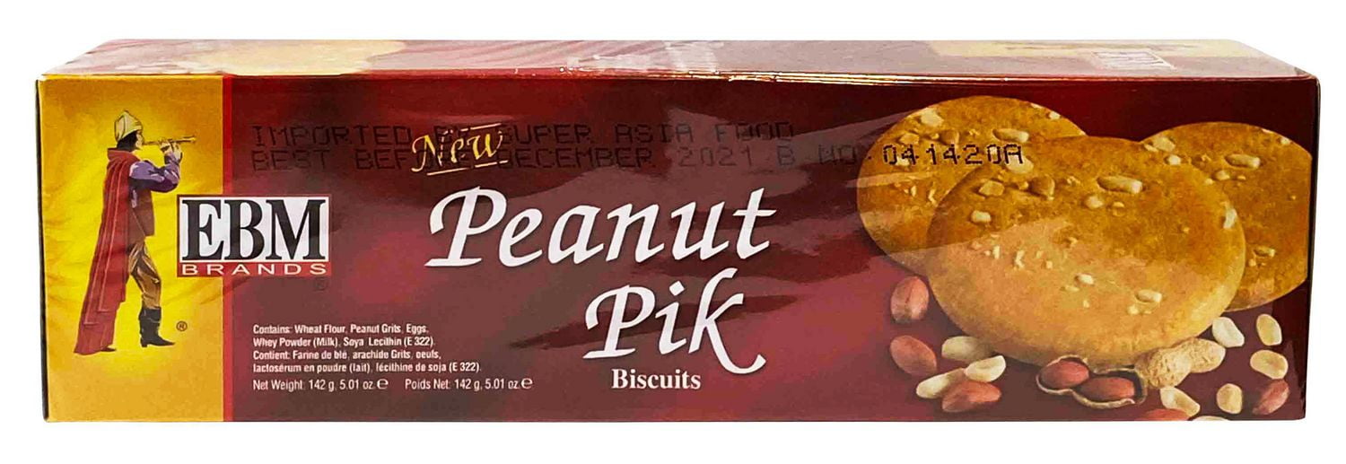 EBM PEANUT PIK BISCUIT 24PCS, Biscuits with Peanuts