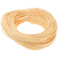 thumbnail image 1 of Kit de reparación de mimbre Uxcell, 295 pies / 90 m, material de ratán sintético redondo de 2.4 mm de plástico para hacer cestas [Beige], 1 of 6