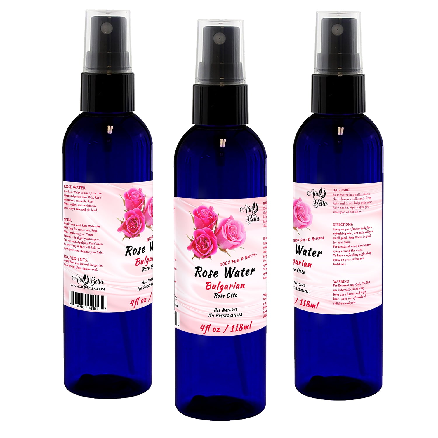  RESURRECTIONbeauty Bulgarian Rose Hydrosol Water with Leucidal®  SF Complete  Facial Toner & Rosewater Distillate Additive for Making  Hyaluronic Acid Serum & Vitamin C Serum, 4oz. : Beauty & Personal Care