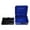 Blue, variant on Small Cash Box with Combination Lock Portable Metal Money Box with Double Layer for Security