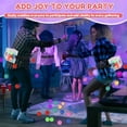 thumbnail image 4 of 4 Pack Shaking Ball Game Set, Interactive Twerk Pong Game – for Party, Team Building, Baby Shower, BBQ, 4 Player Simultaneous Competition（Multicolored）, 4 of 7