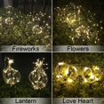 thumbnail image 5 of OriginalSourcing Solar Garden Lights, 180LED Fireworks Solar Lights Outdoor, Waterproof Patio, Home, Garden Decor Lights for Pathway Backyard Lawn Yard, 2 Pack(Warm White)- Christmas Decorations, 5 of 7