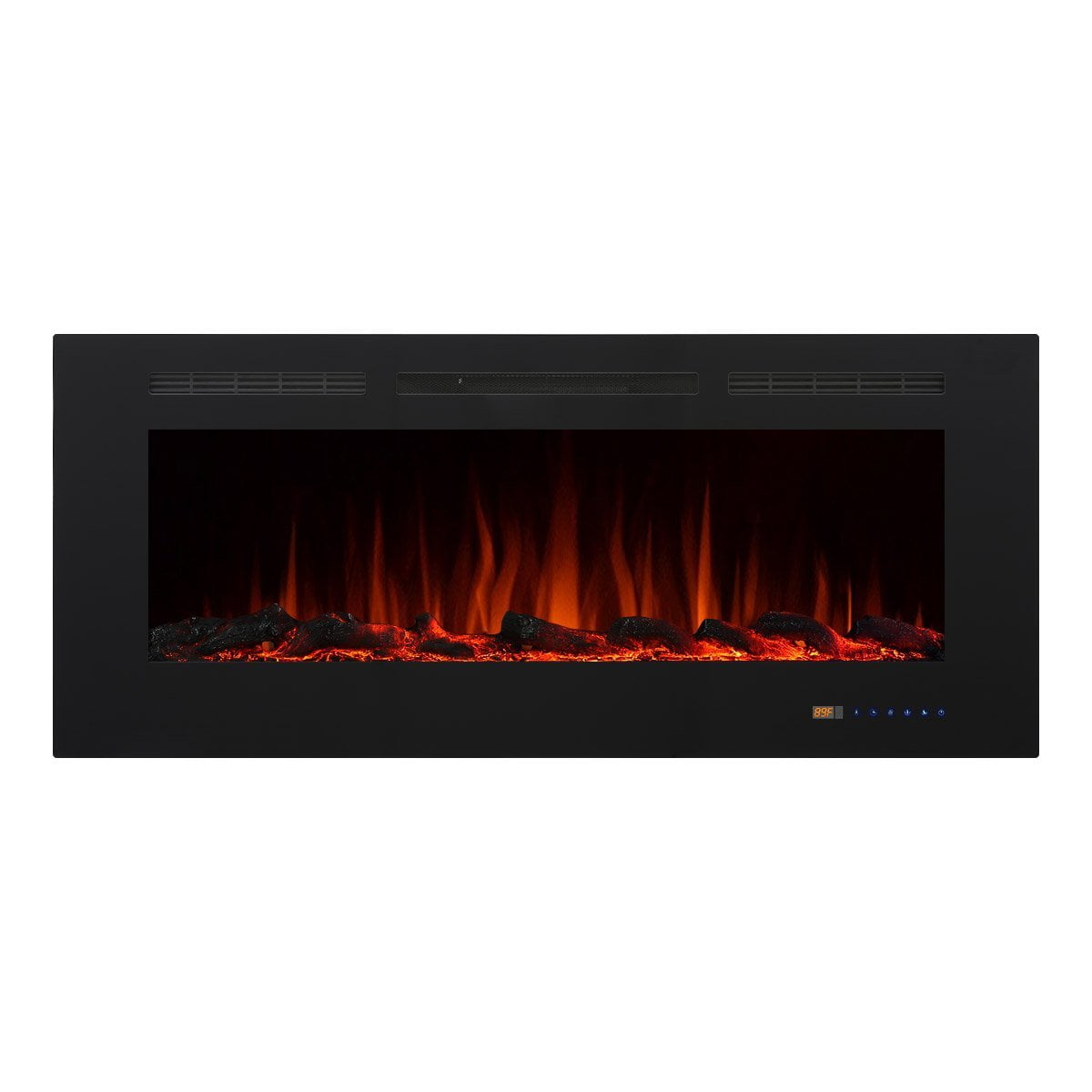 Valuxhome Armanni 50" 750W 1500W, In-Wall Recessed Electric Fireplace Heater w Touch... by Valuxhome