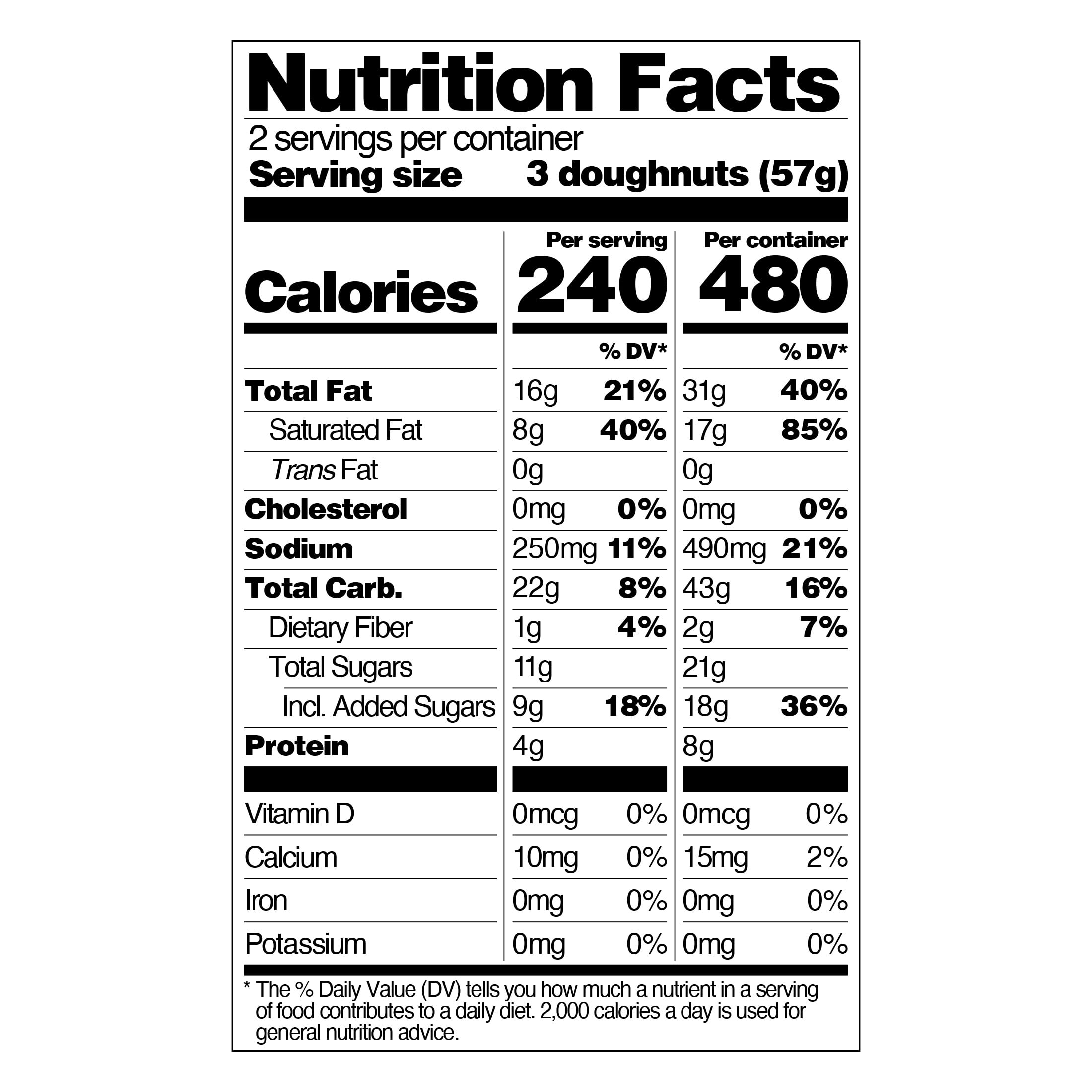 Pop DotsOriginal Custard Flavored & Cocoa Mini Donut, 4 oz, 6 Count