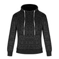 thumbnail image 4 of Atogsazn Men's Casual Sweater Lightweight Pullover Long Sleeve Hooded Sweatshirt Hoodies Clothing Black XL, 4 of 5