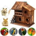 thumbnail image 6 of Wooden Nest Bird House Mini Squirrel Cage for Home Decoration Flower Arrangement, 6 of 22