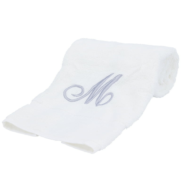 Monogrammed Hand Towels - Set of 2 - Genuine Turkish Hand Towels - Choose  Any Letter - Choose Towel and Thread Color - Embroidered Script Monogram 