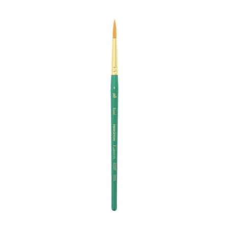 UPC: 0757063435064 | Princeton Brush Lauren Golden Synthetic Watercolor & Acrylic Brush  Round  6