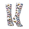 thumbnail image 3 of Goofa Cartoon Monster Trucks1 Printed Men's Crew Socks, Soft Durable Breathable Moisture-Wicking with Odor Control Cotton socks, 3 of 9