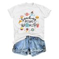 thumbnail image 1 of MHFRRA Camiseta de Manga Larga con Estampado Informal y Cuello Redondo, Sudadera deportiva para Uso Diario y Ejercicio Ligero, Ajuste Cómodo, Tejido Elástico Suave. Blanco, 1 of 2