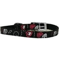 thumbnail image 2 of Mirage 126-009 38BK16 Crazy Hearts Dog Collar w/Classic Buckle 0.375" Black -16, 2 of 2