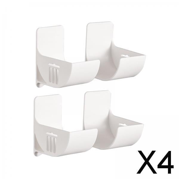 4x Soporte para Bolsa de Basura, Soporte para Rollo de Bolsa de Basura Reutilizable, Soporte de Almacenamiento para Película Adhesiva, Papel de Alumin 4 piezas