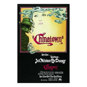 Chinatown Movie Poster 24In x 36In Art Decor Art Poster 24x36 Multi-Color Square Adults Best Posters