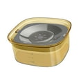 thumbnail image 2 of Tazón de agua para perros Yuyangstore Alimentador de agua 2L Sin derrames Amarillo Bebedero para perros, 2 of 8