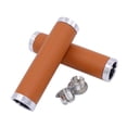 thumbnail image 7 of Upanbike Bike Handlebar Grips Microfiber Leather 22.2mm Lock-on Bike Grips Khaki, 7 of 7