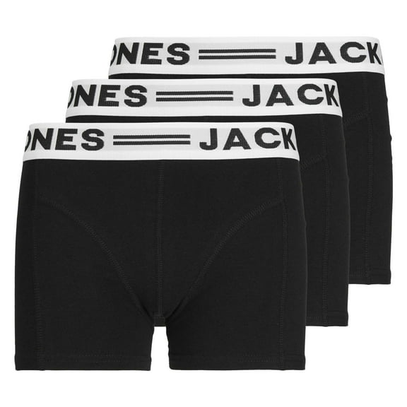 Jack&Jones Boys Boxer Shorts Cotton Black 8-9 Years