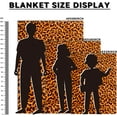 thumbnail image 2 of Cheetah Blanket Animal Brown Throw Blankets,Leopard Print Blanket for Kids Adults, Soft Leopard Blankets and Throws Leopard Decor for Couch Sofa Bed 40*50 Inch, 2 of 6