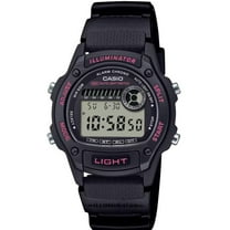 Casio Black Classic Sport Watch with Resin Strap W220H-1A2V