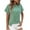 Green, variant on fatyb Summer Tops for Women Crewneck Short Sleeve Shirts Casual Loose Blouses Pullover Womens Tunic Tops