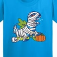 thumbnail image 4 of Inktastic Halloween Dinosaur Mummy Youth T-Shirt, 4 of 5
