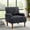 Gray, variant on Modern Accent Chair Upholstered Wide Wale Corduroy Armchair with Solid Wood Legs, Thick Foam Cushion, Soft Padded Seat, Classic Lounge Seating for Living Room Bedroom Office Reading