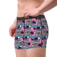 thumbnail image 2 of Uemuo Hawaii Palms Pattern Men's Boxer Briefs,Trunk Anti-Chafing,Comfortable, Durable, and Stylish Underwear-, 2 of 9