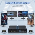thumbnail image 5 of Thdeukoty Mini Gaming PC, 12th Gen Intel I7-12700F Up to 4.9GHz, Desktop Computer with Geforce RTX 3060, 64G DDR4 RAM 1T SSD, Wifi6, 8K@60Hz Four Display, Windows 11 Pro, 5 of 7