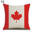 thumbnail image 1 of HEVIRGO Housse de Coussin en Lin avec Motifs de Drapeaux de Londres, 1 of 10