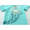 thumbnail image 3 of FEDPOP Toddler Girl Pajamas Mermaid Sleepwear Summer Short Pajama Sets 3t, 3 of 7
