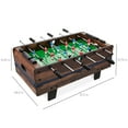 thumbnail image 7 of Best Choice Products 4-in-1 Multi Game Table, Childrens Arcade Set w/ Pool Billiards, Air Hockey, Foosball - Dark Wood, 7 of 7