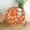 Mid Century Modern Geometric Orange Art Print, variant on Mid Century Modern Partten Round Tablecloth 60 Inch,Decorative Washable Polyester Table Cloth, Wrinkle Resistant Fabric Table Cover for Dining Room Party Outdoor Picnic
