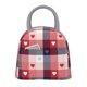 thumbnail image 1 of Balery Heart Plaid Bolsa de Almuerzo para Mujeres, Caja de Almuerzo, Bolsa de Almuerzo Pequeña Impermeable, Tote de Almuerzo Reutilizable con Gran Capacidad, 1 of 6